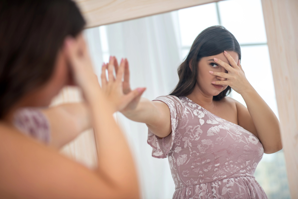 Kristine Cunningham - woman in mirror